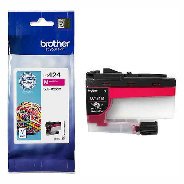 Brother LC-424M cartucho de tinta magenta (original) LC424M 051270 - 1