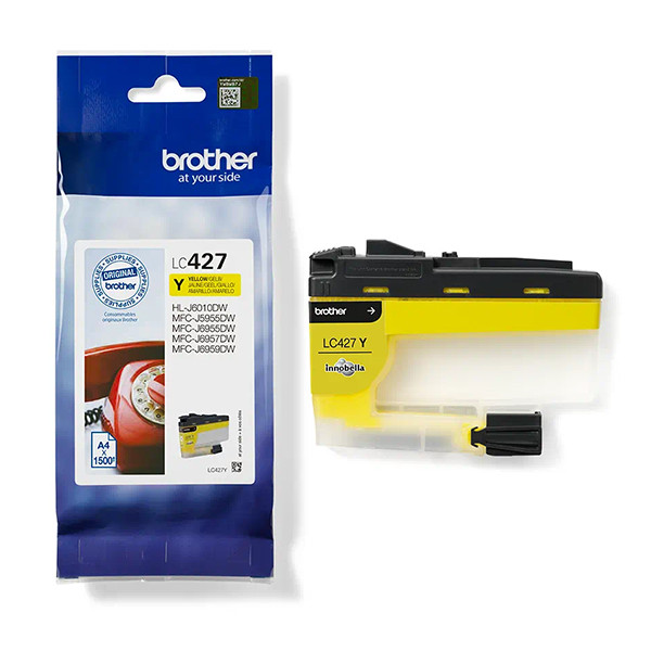 Brother LC-427Y cartucho de tinta amarillo (original) – imagen 2