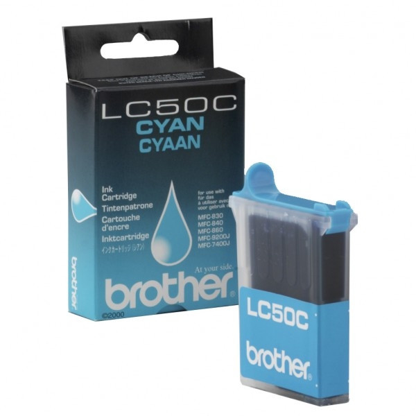 Brother LC-50C Cartucho de tinta cian (original) LC50C 028729 - 1