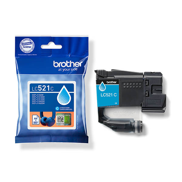 Brother LC-521C cartucho de tinta cian (original) LC521C 051472 - 1