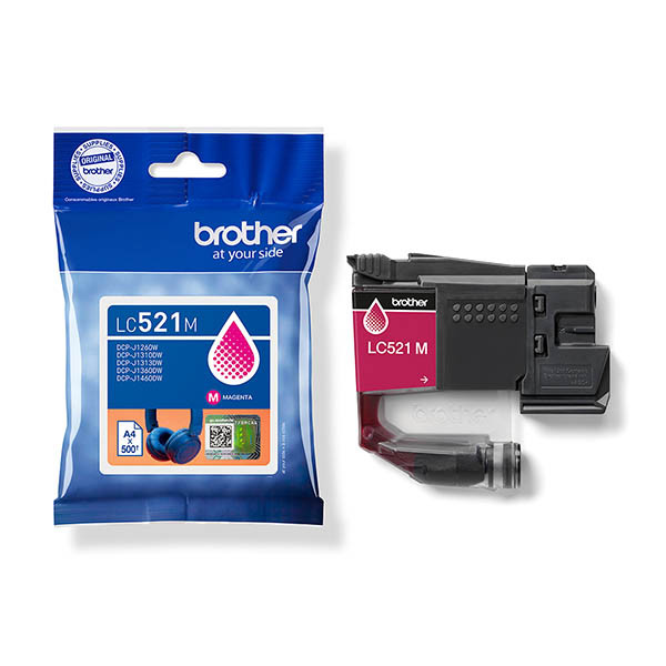 Brother LC-521M cartucho de tinta magenta (original) – imagen 2