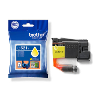 Brother LC-521Y cartucho de tinta amarillo (original) LC521Y 051476