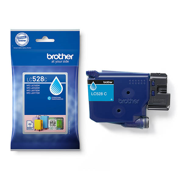 Brother LC-528C cartucho de tinta cian XXL (original)