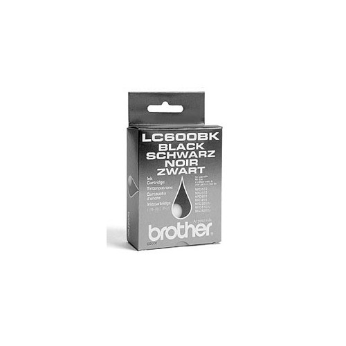 Brother LC-600BK cartucho de tinta negro (original) LC600BK 028950 - 1