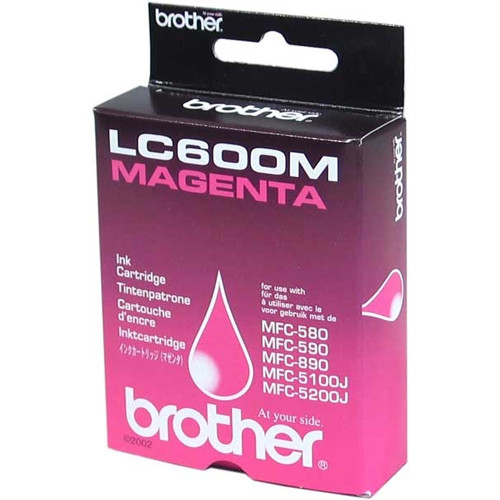 Brother LC-600M cartucho de tinta magenta (original) LC600M 028970 - 1