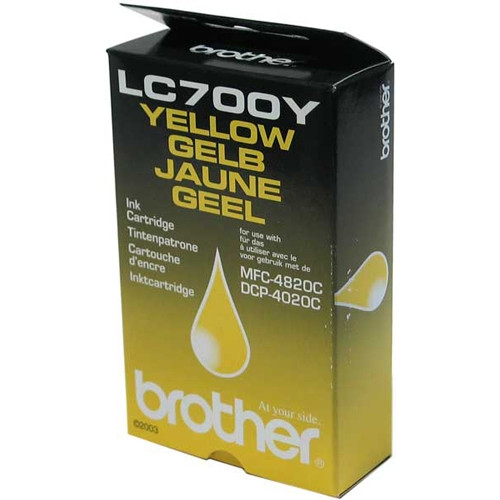 Brother LC-700Y cartucho de tinta amarillo (original) LC700Y 029020 - 1
