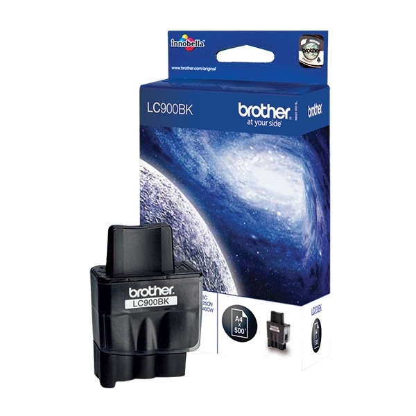 Brother LC-900BK cartucho de tinta negro (original) LC900BK 028340 - 1