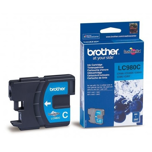 Brother LC-980C cartucho de tinta cian (original) LC980C 028870 - 1