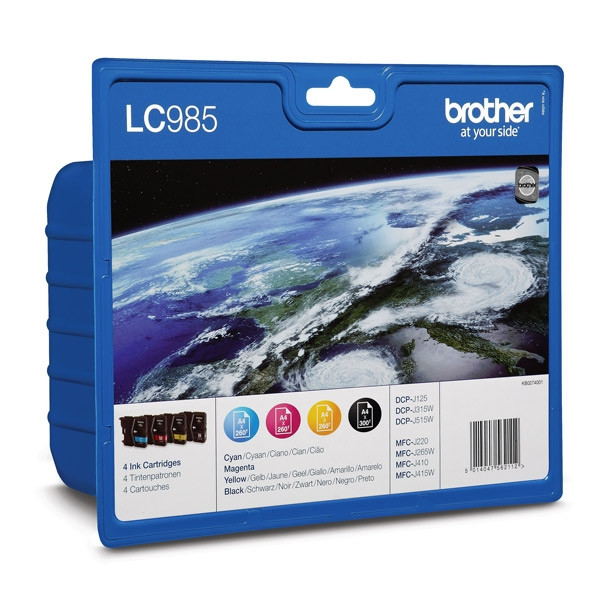 Brother LC-985 multipack 4 cartuchos (originales) – imagen 2