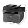 Brother MFC-L2827DW Impresora láser A4 todo en uno blanco y negro con WiFi (4 en 1) MFCL2827DWRE1 832994 - 2