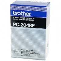 Brother PC-204RF: Recambio 4 bobinas negro (original) PC204RF 029875