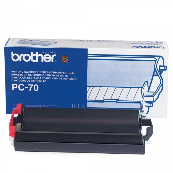 Brother PC-70 rollo entintado negro (original)