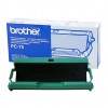 Brother PC-75 rollo entintado negro (original) 029860 - 1
