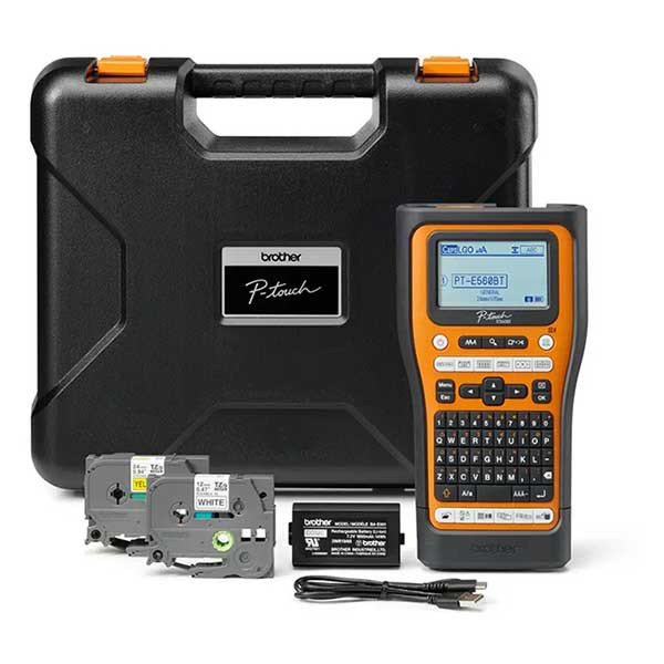 Brother PTE560BTVPQL1 impresora de etiquetas Transferencia térmica 180 x 180 DPI 20 mm/s Inalámbrico y alámbrico HSE/TZe Bluetooth QWERTY – imagen 3
