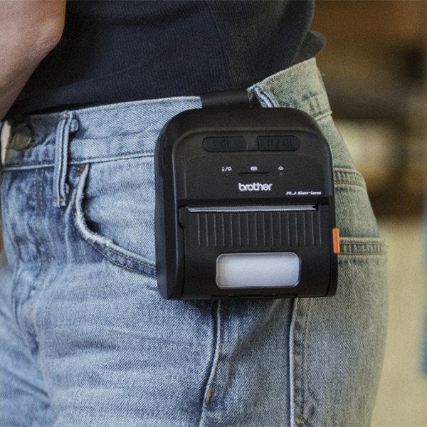 Brother RJ-3035B impresora móvil de tickets negra con Bluetooth 832958 - 5