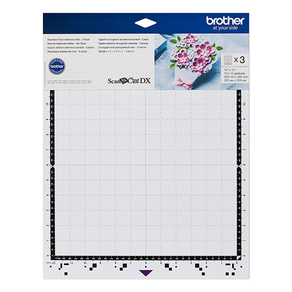 Brother ScanNCut Alfombrilla de corte adhesiva estándar de 305 x 305 mm (3 unidades) 406524 - 2