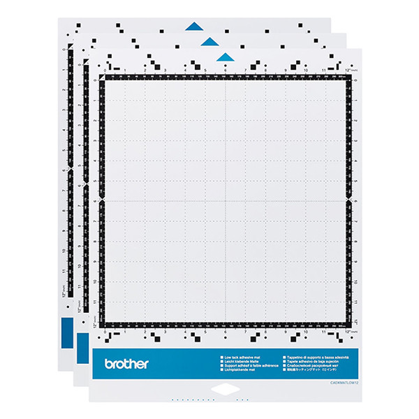 Brother ScanNCut Alfombrilla de corte de baja adherencia 305 x 305 mm (3 unidades)