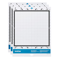 Brother ScanNCut Alfombrilla de corte de baja adherencia 305 x 305 mm (3 unidades) 406525