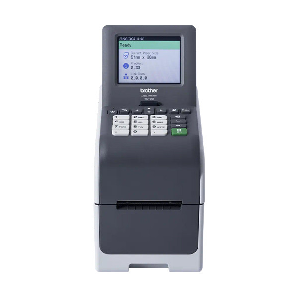 Brother TD-2D Impresora de etiquetas con USB, Ethernet, Bluetooth, WiFi y pantalla táctil