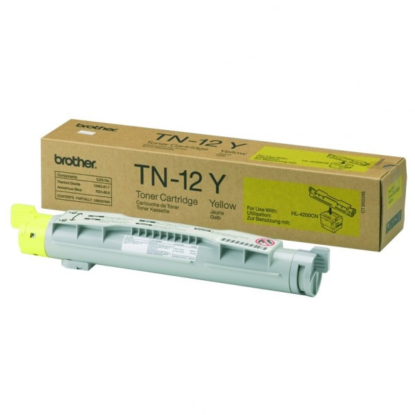 Brother TN-12Y toner amarillo (original) TN12Y 029830 - 1