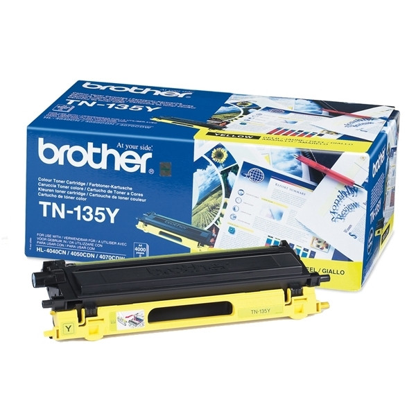 Brother TN-135Y toner amarillo XL (original) TN135Y 029280 - 1