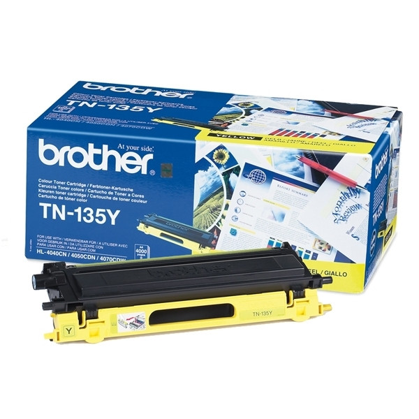 Brother TN-135Y cartucho de tóner 1 pieza(s) Original Amarillo – imagen 2