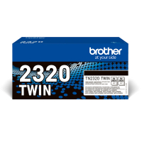 Brother TN-2320BK Pack doble toner negro (original) TN2320TWIN 051330