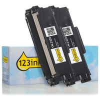 Brother TN-2320 Pack doble toner negro XL (marca 123tinta)