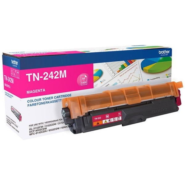 Brother TN-242M toner magenta (original) – imagen 2