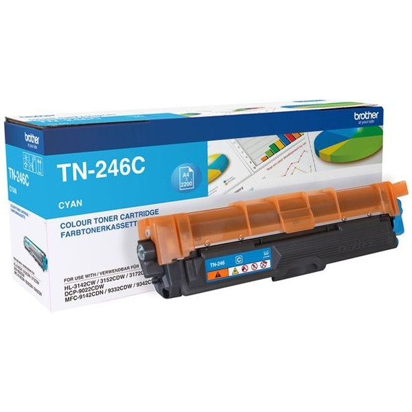 Brother TN-246C toner cian XL (original) TN246C 051068 - 1