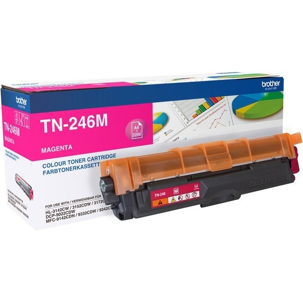 Brother TN-246M toner magenta XL (original) – imagen 5