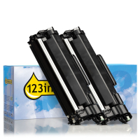 Brother TN-2510XL Pack doble toner negro XL (marca 123tinta)