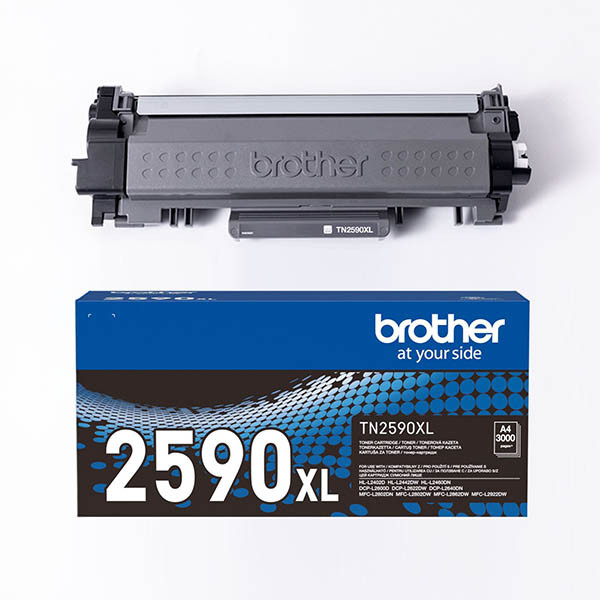 brother tn-2590xl toner negro xl original