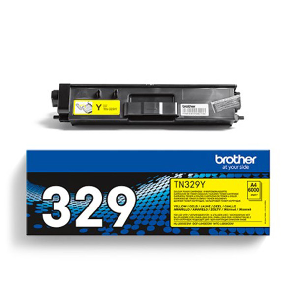 Brother TN-329Y toner amarillo XXL (original) TN-329Y 051042 - 1