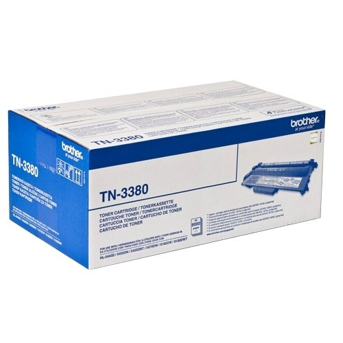 Brother TN-3380 toner negro de gran capacidad (original) TN3380 901084 - 1