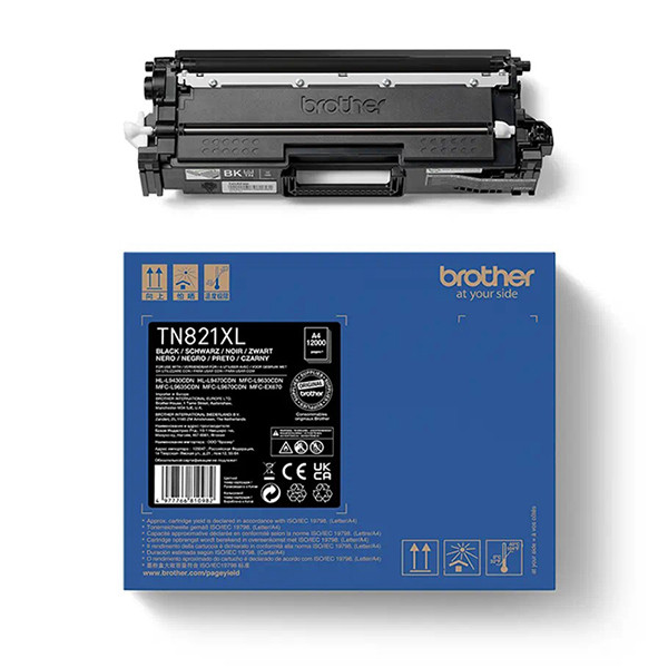 Brother TN-821XL BK toner negro alta capacidad (original) TN821XLBK 051370 - 1