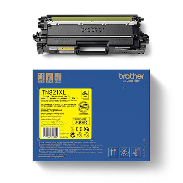 Brother TN-821XL Y toner amarillo alta capacidad (original) TN821XLY 051376 - 1