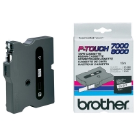 Brother TX-211 cinta negro sobre blanco 6 mm (original) TX211 080232