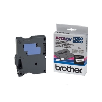 Brother TX-221 cinta negro sobre blanco 9 mm (original) TX221 080234