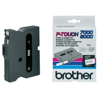 Brother TX-231 cinta negro sobre blanco 12 mm (original) TX231 080320