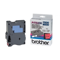 Brother TX-451 cinta negro sobre rojo 24 mm (original) TX451 080262