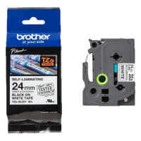 Brother TZe-SL251 cinta autolaminada negro sobre blanco 24 mm (original) TZESL251 080840