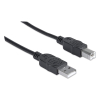Cable USB negro para impresora de 1,8 metros de longitud MRCS101 053400 - 2