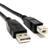 Cable USB negro para impresora de 1,8 metros de longitud MRCS101 053400