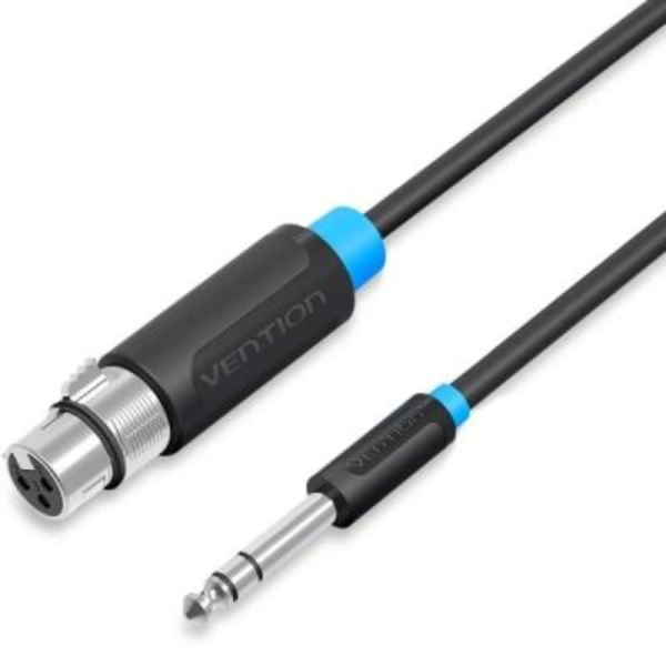 Cable conector audio XLR a TRS 6,5mm (3 metros) 427626 - 1
