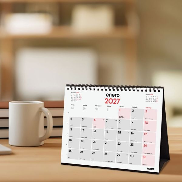 Calendario de sobremesa 2027 (210 x 150 mm) 499403 - 3