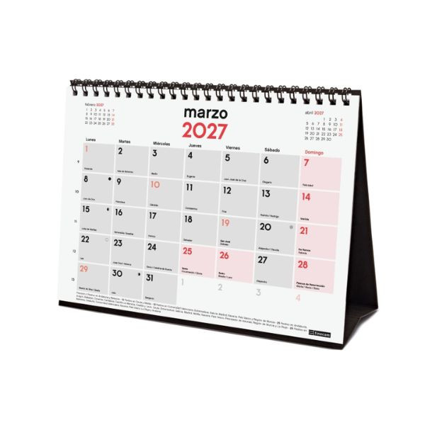 Calendario de sobremesa 2027 (210 x 150 mm) 499403 - 2