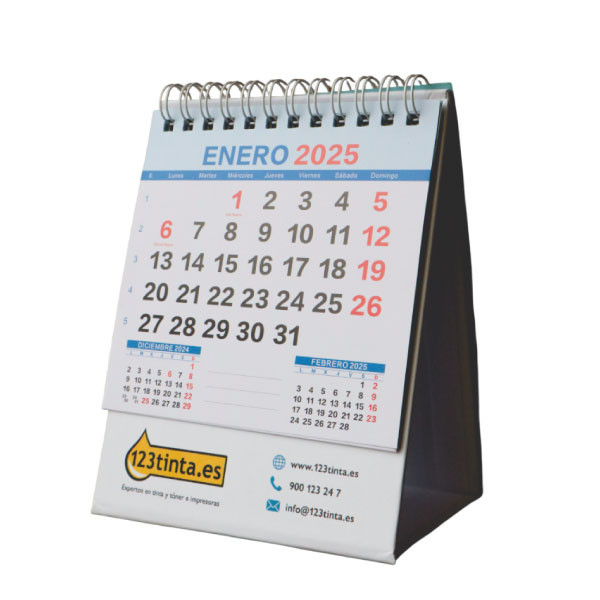 Calendario sobremesa 2025 123tinta.es  426410 - 3