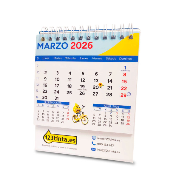 Calendario sobremesa 2026 123tinta.es 426715 - 2