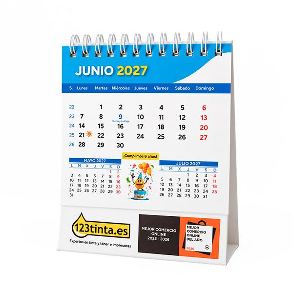 Calendario sobremesa 2027 123tinta.es 426963 - 2